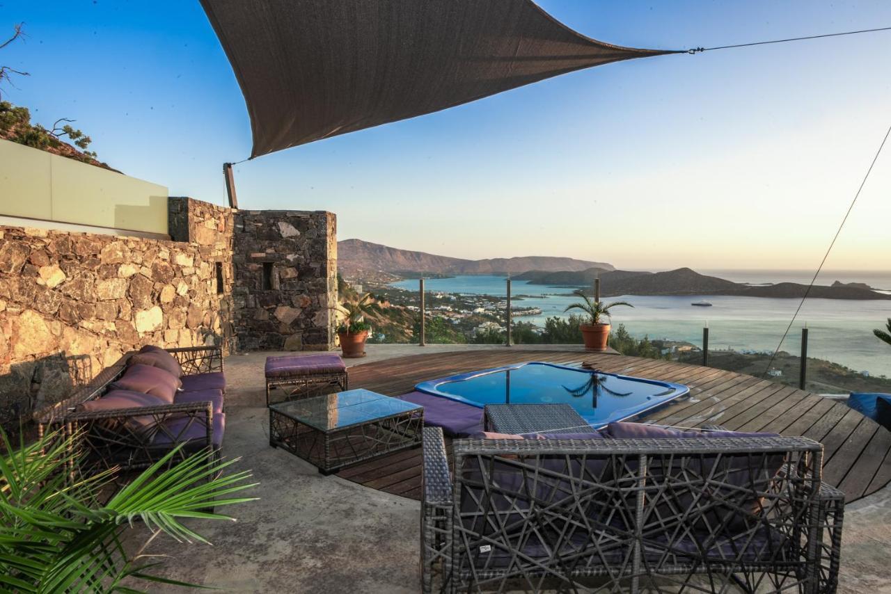 Adrakos Apartments (Adults Only) เอลุนดา ภายนอก รูปภาพ
