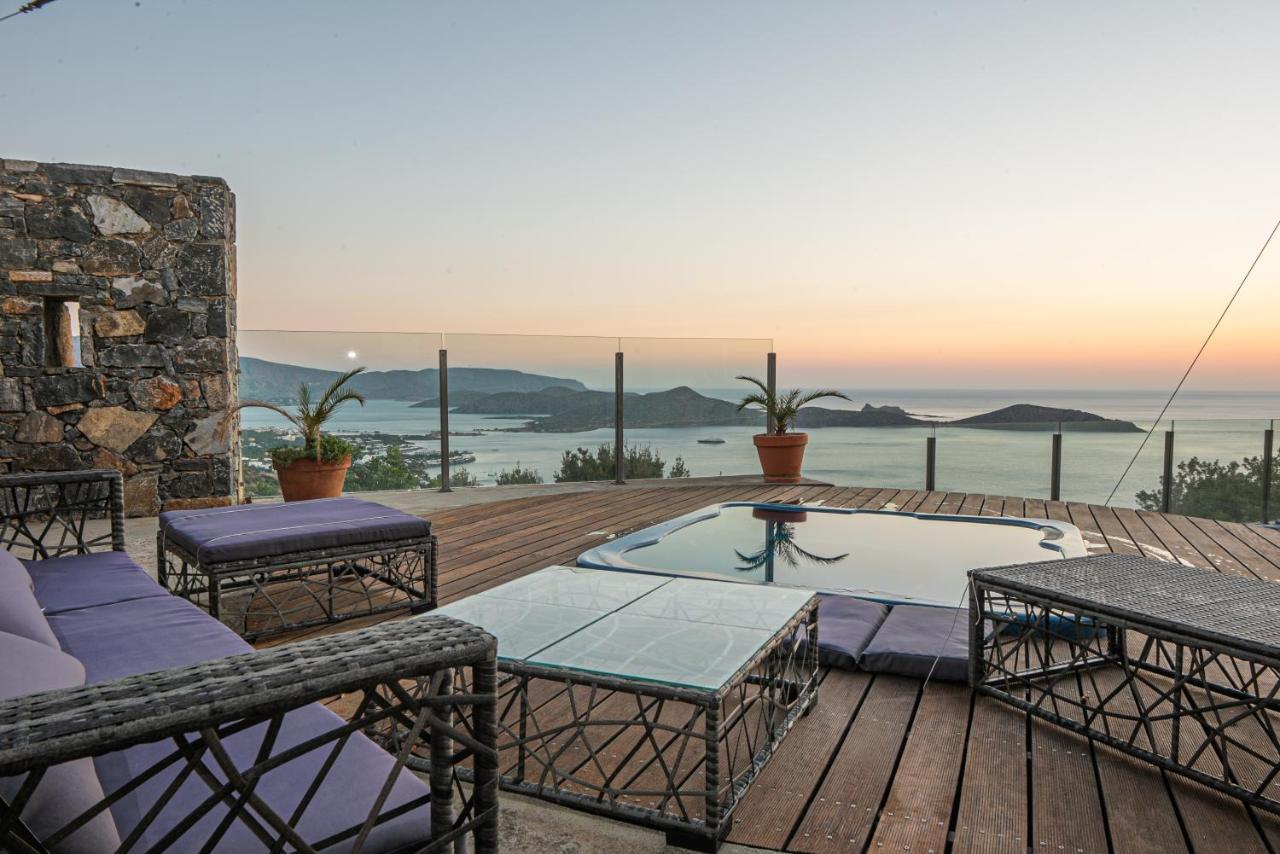 Adrakos Apartments (Adults Only) เอลุนดา ภายนอก รูปภาพ