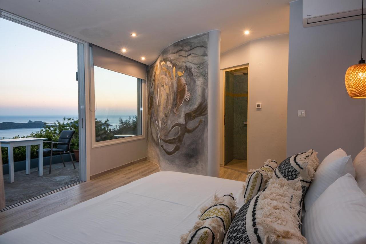 Adrakos Apartments (Adults Only) เอลุนดา ภายนอก รูปภาพ