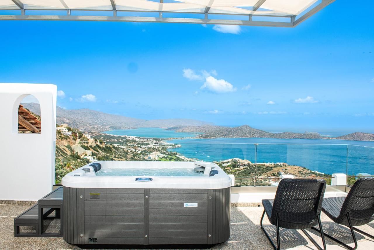 Adrakos Apartments (Adults Only) เอลุนดา ภายนอก รูปภาพ