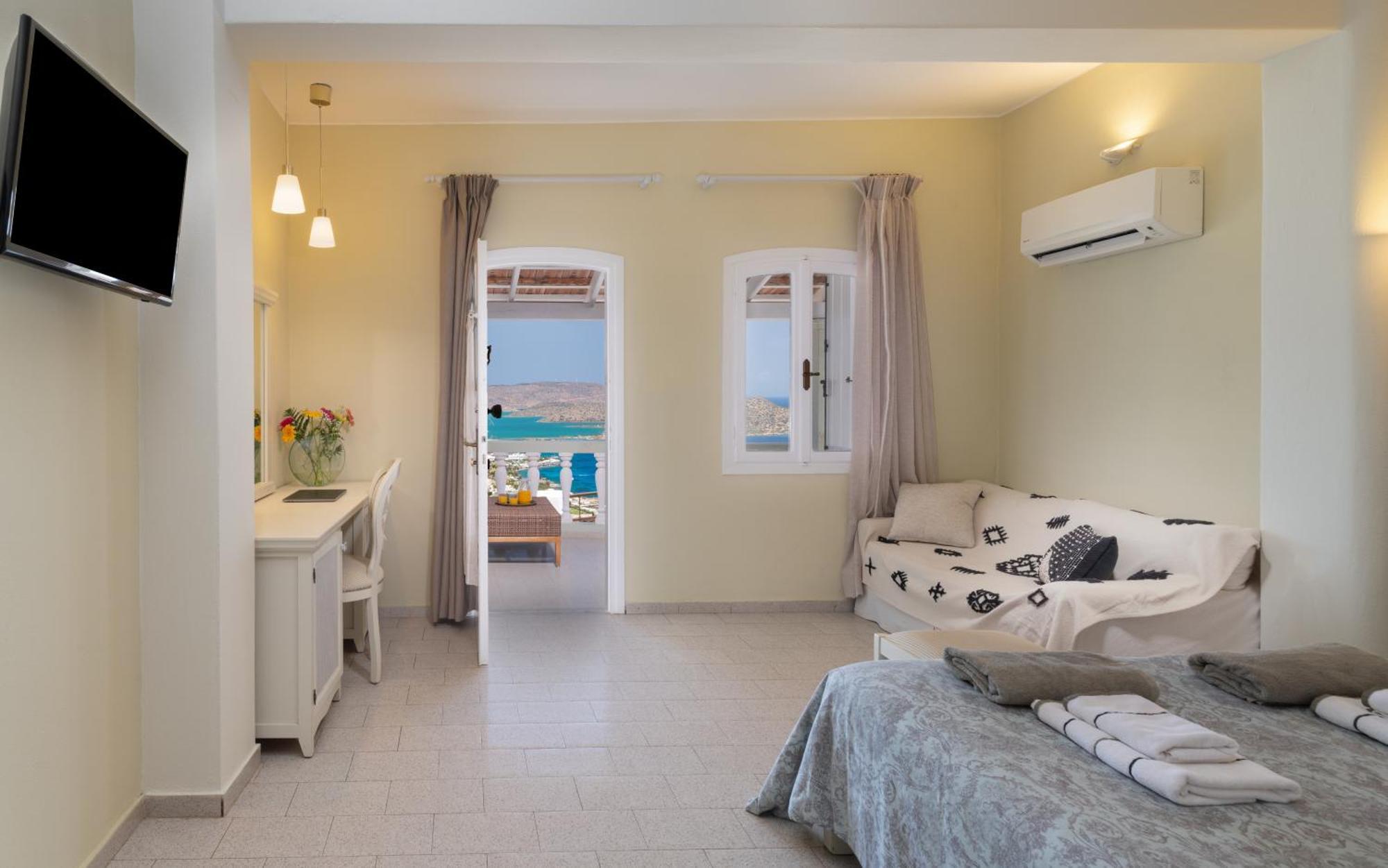 Adrakos Apartments (Adults Only) เอลุนดา ภายนอก รูปภาพ