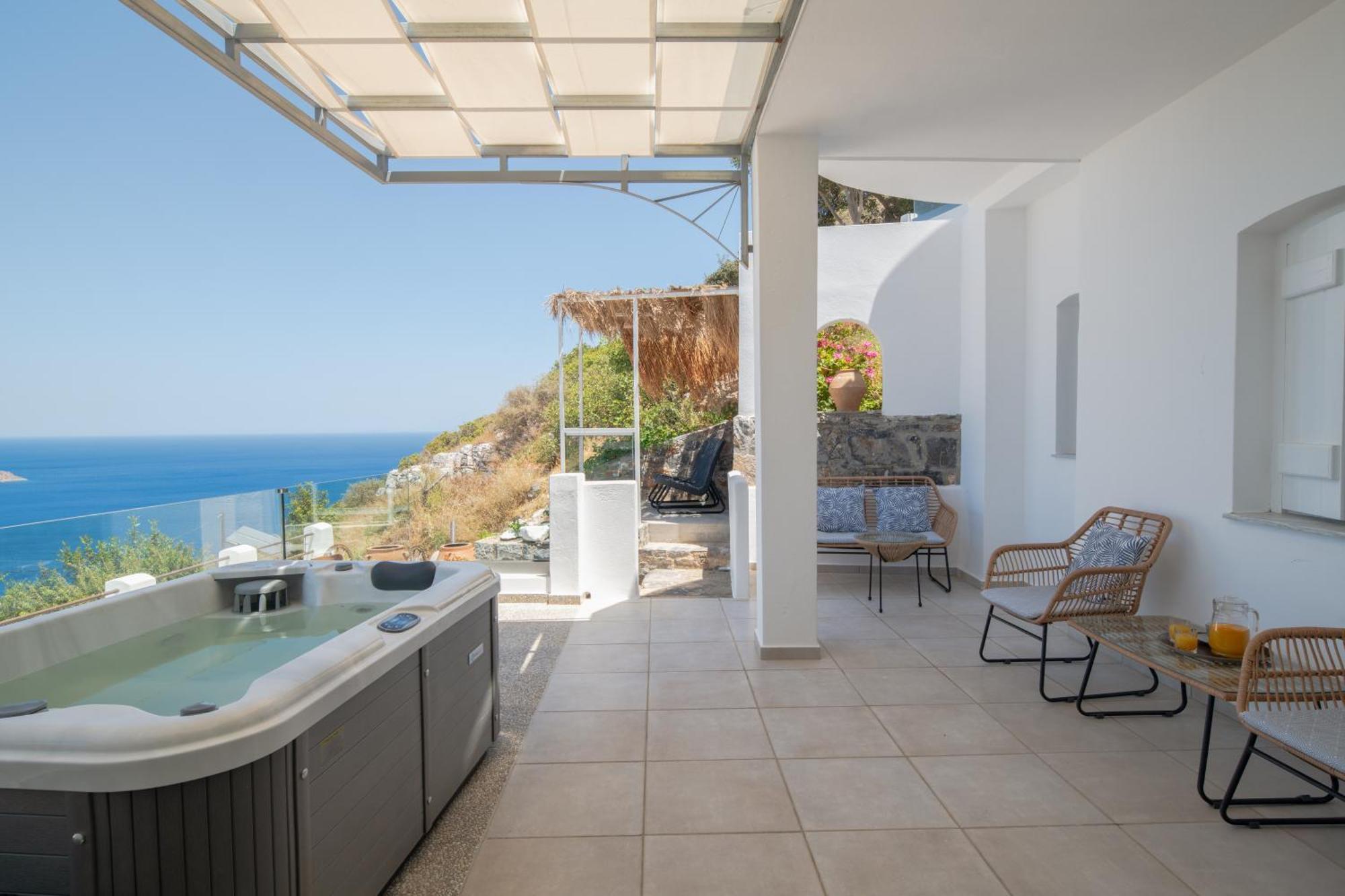 Adrakos Apartments (Adults Only) เอลุนดา ภายนอก รูปภาพ