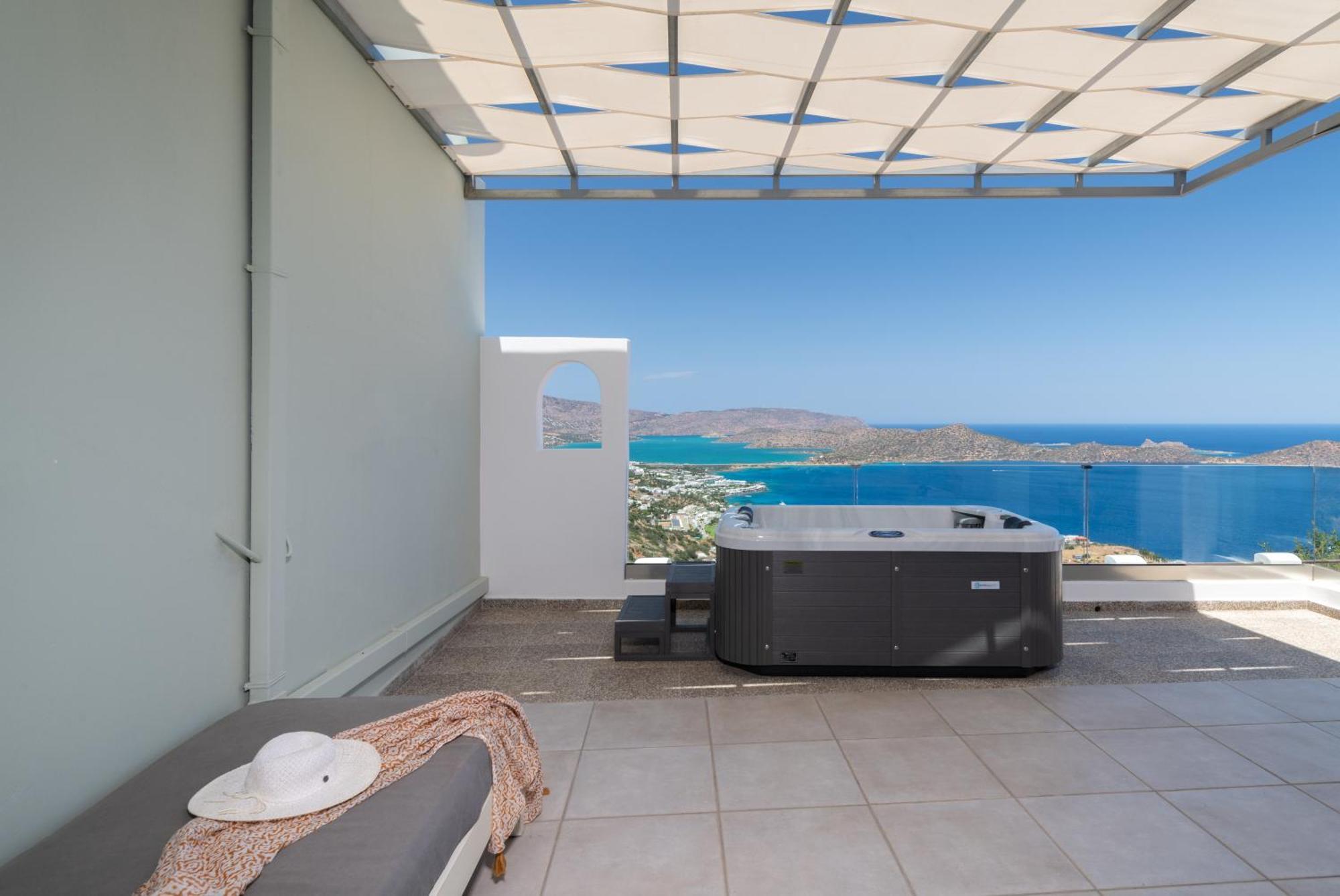 Adrakos Apartments (Adults Only) เอลุนดา ภายนอก รูปภาพ