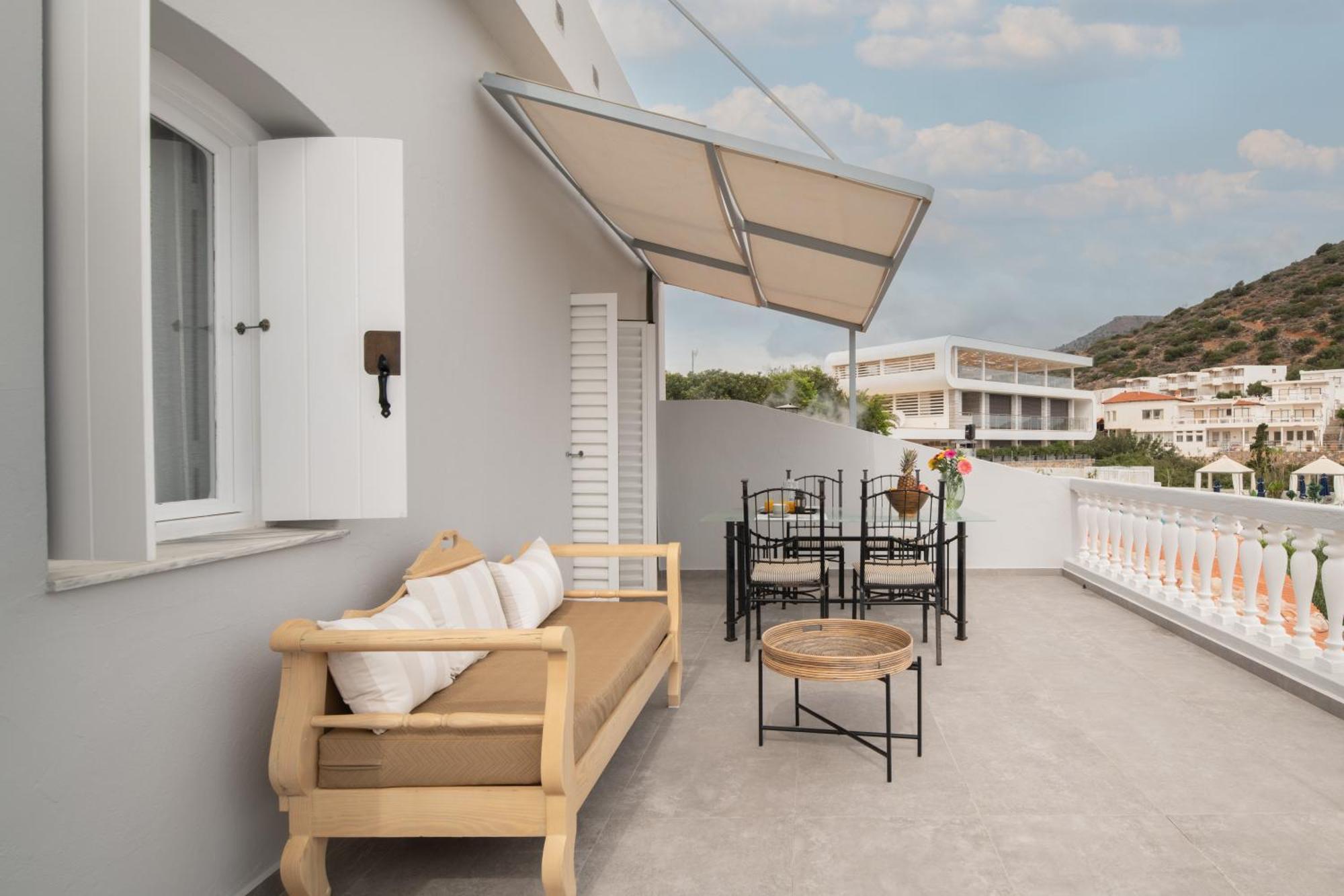 Adrakos Apartments (Adults Only) เอลุนดา ภายนอก รูปภาพ